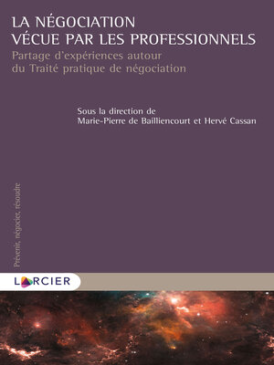 cover image of La négociation vécue par les professionnels